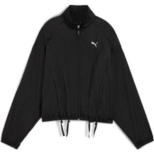 Puma Dare To Kadın Yetişkin Ceket A-Form Fit Dokuma Siyah Spor Stil Cepli
