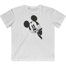 Çocuk Unisex Baskılı T-Shirt - Beyaz