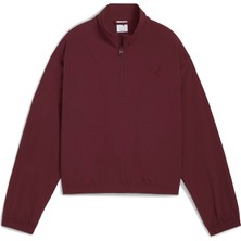 Puma Her Woven Half-Zip Crew Kadın Yetişkin Sweatshirt