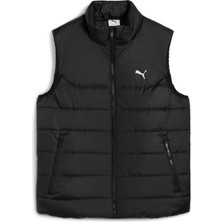 Puma Essentials Padded Kadın Yelek Siyah Dik Yaka Modern Kesim M Beden