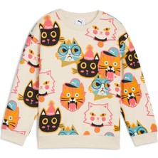 Puma Moody Cat Crew Çocuk Bisiklet Yaka Sweatshirt