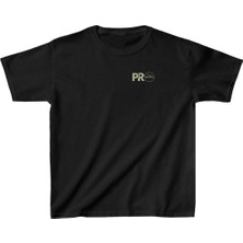 Unisex Çocuk Baskılı T-Shirt - Siyah