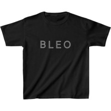 Unisex Çocuk Baskılı T-Shirt - Siyah