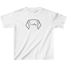 Unisex Çocuk Baskılı T-Shirt - Beyaz