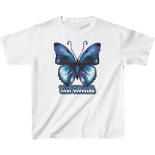 Unisex Çocuk Baskılı T-Shirt - Beyaz