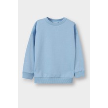 DeFacto Bisiklet Yaka Basic Düz Sweatshirt Erkek Bebek A7343A525AU