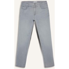 DeFacto Pedro Slim Fit Dar Kalıp Normal Bel Dar Paça Jean Pantolon F2988AX25AU