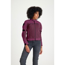 Scudo Paris Mor Yazlık Fileli Kadın Motosiklet Montu