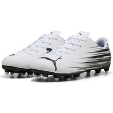 Puma Attacanto II FG/AG JR Genç Futbol Ayakkabı Beyaz Renkli Erkek Çocuk İçin