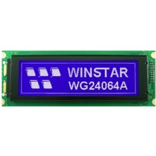 Winstar WG24064A-TMI-TZ , 240X64 ,mavi Led,grafik LCD
