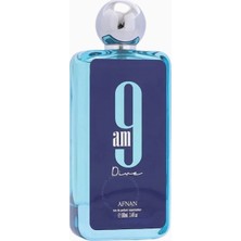 Afnan 9 Am Dive Eau De Parfum Ferah, Meyvemsi ve Odunsu Notalı Erkek Parfümü 100 ml