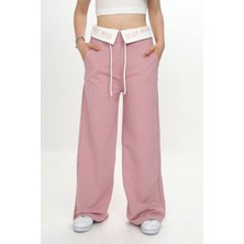 Kız Çocuk 2 Iplik Garnili %100 Pamuk Eşofman ALTI-292-EŞA-0005