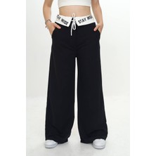 Kız Çocuk 2 Iplik Garnili %100 Pamuk Eşofman ALTI-292-EŞA-0005