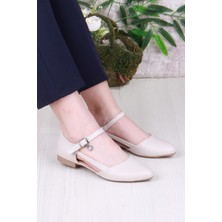 Fort 01-634 Soft Toka Detaylı Şık Ev Iş Ofis Rahat Günlük Ayakkabı Kadın Babet