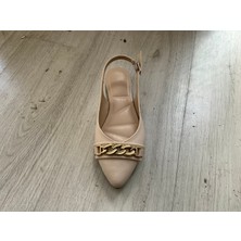 Bej Tokalı  Babet Ayakkabı