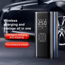 Şarjlı Dijital Göstergeli 120W 150 Psı Lastik Hava Pompası Lastik Kompresör