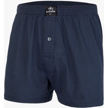 Erkek %100 Pamuk Penye Boxer 6'lı Paket 12030