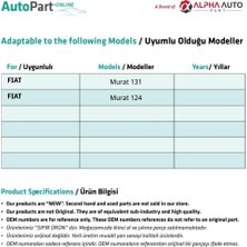 Fiat Murat 131, 124 Için Debriyaj, Fren Pedal Lastiği-2 Adet