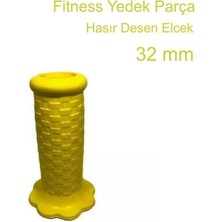Hasır Desen Elcek – Dış Mekan Fitness Ekipmanı Için Ergonomik Tutamak (Ø32 Mm)
