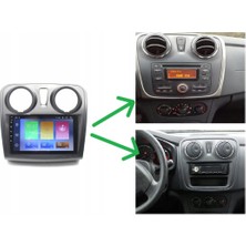 Dacia Sandero Android Multimedya Sistemi 4-64 Cadence (2013-2020)+ Dört Bölge 360 Derece Kamera Sistemi Hediye