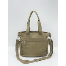 Kadın Büyük Boy Bölmeli Suya Dayanıklı Paraşüt Kumaş Çapraz  ve Omuz Askılı  Çanta