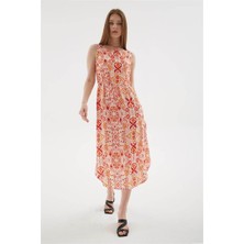 Fashion Friends Desenli Kadın Elbise 25Y0154K1