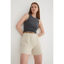 Fashion Friends Kadın Pileli Şort 25Y0320K1