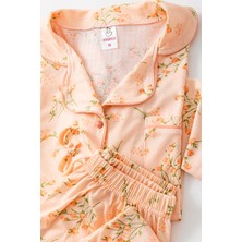 Uzun Kol Gömlek Yaka Kadın Pinterest Pijama Takımı - Mevsimlik Kadın Pijama- Geniş Beden Aralığı