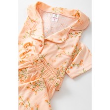 Uzun Kol Gömlek Yaka Kadın Pinterest Pijama Takımı - Mevsimlik Kadın Pijama- Geniş Beden Aralığı