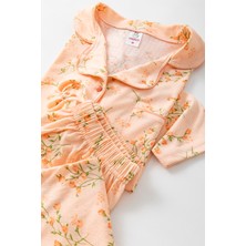 Uzun Kol Gömlek Yaka Kadın Pinterest Pijama Takımı - Mevsimlik Kadın Pijama- Geniş Beden Aralığı