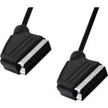 kzy mobilyal Scart 1.2 Metre Digiturk Kablo Siyah Renk HDMI Kablo Özellikli Dayanıklı Tasarım