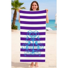 Yetişkin Unisex 70X140 cm Yaz Desenli Plaj ,deniz , Banyo Havlusu Ocean
