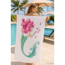 Yetişkin Unisex 70X140 cm Yaz Desenli Plaj ,deniz , Banyo Havlusu Ocean