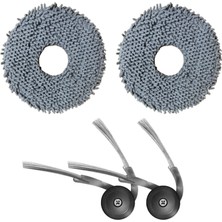Roborock Saros Z70 Uyumlu Mop ve Yan Fırça-4 Parça