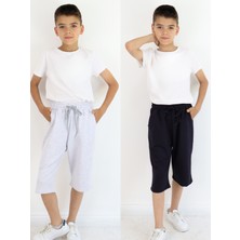 Erkek Çocuk Diz Altı Kapri&bermuda 2' Li Paket