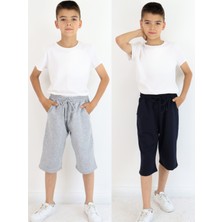 Erkek Çocuk Diz Altı Kapri&bermuda 2' Li Paket