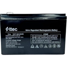 Ttec 12 Volt 7.5 Ah Kuru Akü Batarya