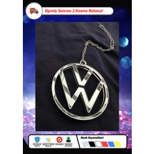 Volkswagen Araba Dikiz Aynası Süsü Volkswagen Logosu Krom Pleksi