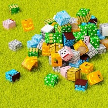 Minecraft Manyetik Küp Blok Kasaba Temalı Yapı Taşı 100 Parça