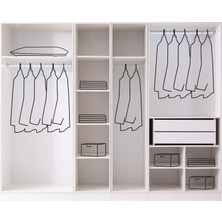 Dicle 6 Kapaklı Gardırop %100 Mdf