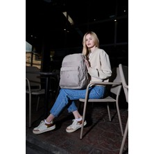 Sanmorris Unisex Suya Dayanıklı Mega Boy Krinkıl Çok Gözlü Laptop Okul ve Seyahat Sırt Çantası
