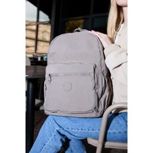 Sanmorris Unisex Suya Dayanıklı Mega Boy Krinkıl Çok Gözlü Laptop Okul ve Seyahat Sırt Çantası