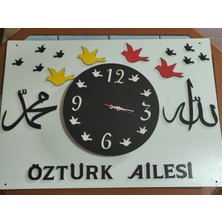 Duvar Saat Seti  Kişiye Özel  Salon//iş Yeri Için Çok Şık Ebatları. 60*120