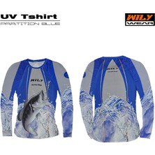 Wily Wear Uv T-Shirt Partition Blue
