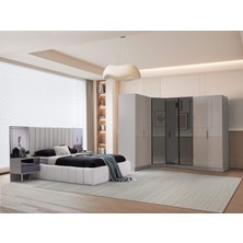 Avm 24 Nil %100 Mdf Köşe Yatak Odası Takımı