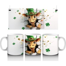 Şans Getiren Şapkalı Zürafa – Baskılı Kahve Kupası