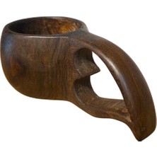 Germenicia  El Yapımı Ceviz Ağacı Kuksa Bardak – Model No: 22