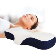 Premium Ortopedik Hafızalı Köpük Yastık | Ergonomik Boyun Desteği | Yan ve Sırt Üstü Uyuyanlar Için | Konforlu ve Destekleyici Uyku Yastığı