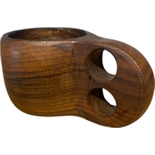 Germenicia  El Yapımı Ceviz Ağacı Kuksa Bardak – Model No: 23