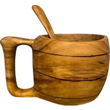 Germenicia  El Yapımı Dut Ağacı Kuksa Bardak – Model No: 28